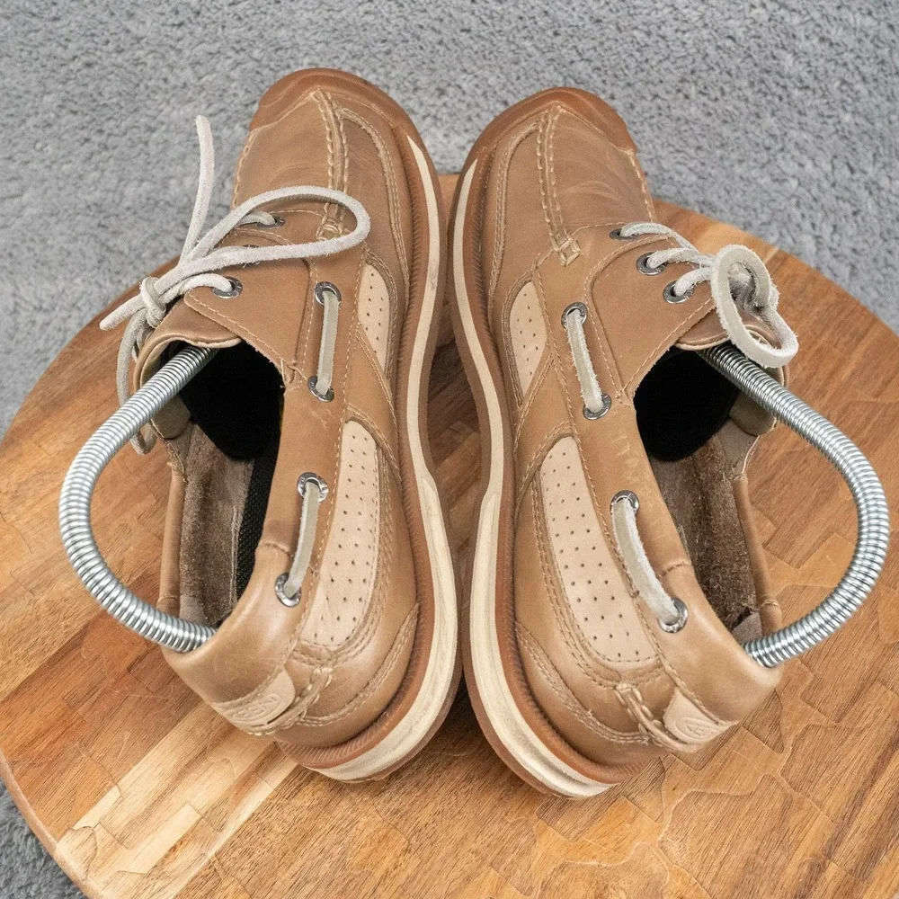 Keen Newport Boat Shoes Leather 1002901 Mens US 7.5 Waterproof Men's